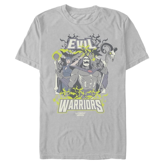 Mens Masters of the Universe Skeletor and Evil-Lyn Warriors T Shirt
