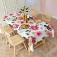 thumbnail image 5 of Pioneer Flower Floral Print Pattern Rectangle Tablecloth 60"x120",Waterproof Polyester Rectangle Table Cloth, Wipeable Spillproof Polyester Tablecloth for Dining, Camping, Indoor and Outdoor, 5 of 6