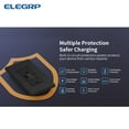 thumbnail image 6 of ELEGRP USB Outlets Receptacles, USB C Wall Outlet, 25W 5.0 Amp High Speed Charging USB Electrical Outlet, 15 Amp Tamper-Resistant Outlet with USB C Ports, UL Listed, Wall Plate Included, 6 of 9