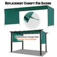 thumbnail image 5 of SUNRISEUMBRELLA 18' x 8.2' Universal Replacement Canopy Top Cover for Pergola Structure(Canopy Only)(Green), 5 of 5