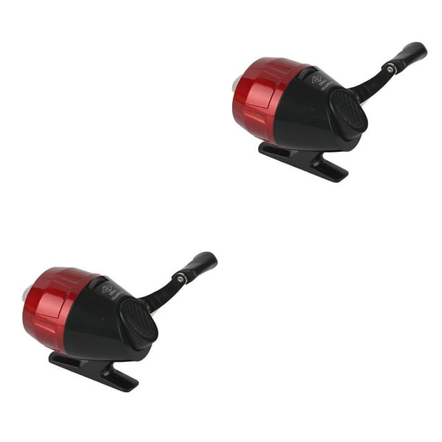 fastboy Casting Spincast Fishing Reel Closed Face Trigger Under-spin Reel Lightweight Fishline Wheel Ball Bearing for Sea Red 2Set