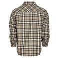 thumbnail image 2 of Gioberti Mens Checkered Flannel Jacket With Velvet Underlining, 2 of 5