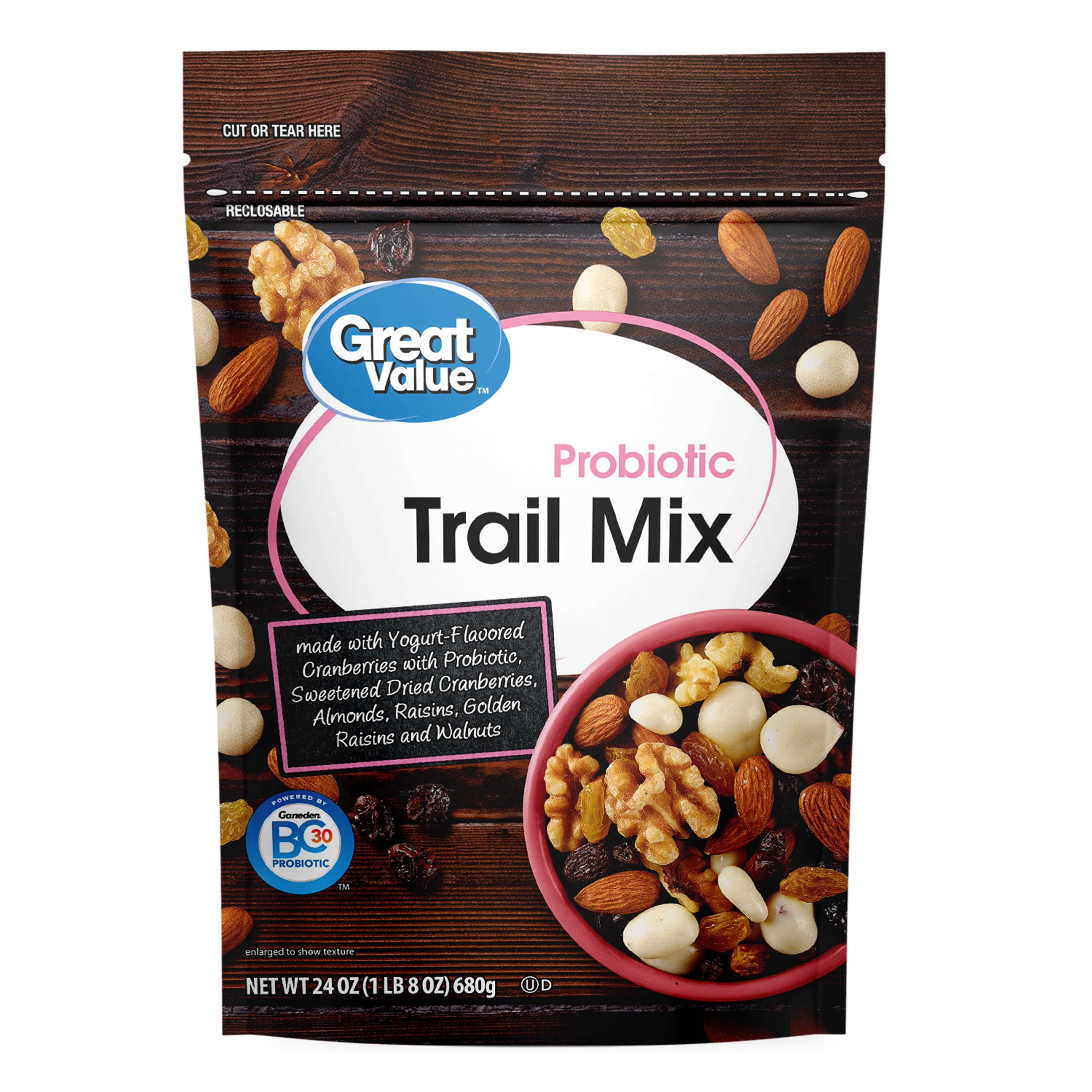 Great Value Probiotic Trail Mix, 24 oz