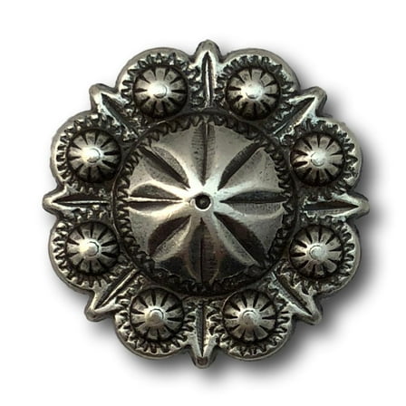 4 Pack Daisy Screw Back Conchos - 3/4"