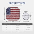 thumbnail image 3 of Daiia America Flag Glitter 2PCS Car Windshield Sun Shade, Foldable Sun Shield for Car Front Window, Auto Sun Blocker Visor Protector Universal for Truck SUV Pickup-Small, 3 of 7