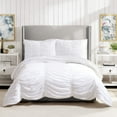 thumbnail image 4 of Modern Heirloom Emily Texture (White) 3-Piece Comforter Set - King, 4 of 4