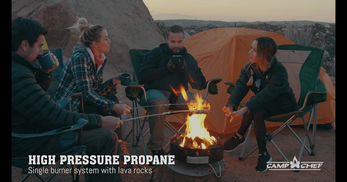 Camp Chef Campfire Pit Portable Propane Gc Log Com