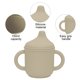 thumbnail image 3 of Taza para sorber de silicona y taza de entrenamiento para bebé, boquilla suave y asas, agarre fácil irrompible, 3 of 5