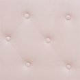 thumbnail image 4 of Baxton Studio Amaya Lit de Repos en Velours et Bois Rose Clair, 4 of 8