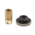 thumbnail image 4 of 0.5 Modulus Steel Worm Gear Wheel + Brass Gear Shaft Set Golden, Hole 6mm, 4 of 6