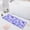 Watercolor Blue Purple Palm Leaves, variant on Haosy Watercolor Blue Purple Palm Leaves Bathroom Rugs Non Slip Absorbent Soft Plush Quick Dry Bath Mat, 39"x20"
