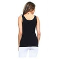 thumbnail image 4 of Women's Sleeveless Seamless Tank Top - Black, 4 of 7