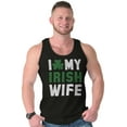 thumbnail image 3 of St Patricks Day I Love My Irish Wife Tank Top Sleeveless Tee Men Brisco Brands S, 3 of 5