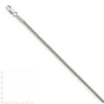 thumbnail image 4 of White Sterling Silver necklace Snake chain 24 in 2 mm, 4 of 5