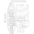 thumbnail image 2 of Campanillas de viento Bellaa 24898 Capiz, conchas de cristal marino, 68 cm, 2 of 8