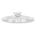 thumbnail image 3 of 14k White Gold 0.71ct TDW Round-cut GIA Certified Diamond Solitaire Engagement Ring (I,SI1), 3 of 7