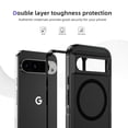 thumbnail image 2 of Decase Magnetic Case for Google Pixel 8 Pro,Heavy Duty Rugged Kickstand Mag-Safe Cover for Women Men,Dual-Layer Protection Military Grade Protective Phone Case for Google Pixel 8 Pro,Black, 2 of 7