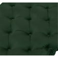 thumbnail image 6 of HomeRoots 490971 20.5 x 20.9 x 48.4 in. Hunter Green & Gold Upholstered Upholstery Bedroom Bench, 6 of 8