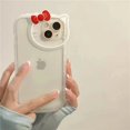 thumbnail image 4 of Sanrio-funda transparente de Hello Kitty para iPhone, 15, 14, 13, 11, 12 Pro Max, XS, XR, 7, 8 Plus, SE20, cubierta suave a prueba de golpes, Y2K, 4 of 4