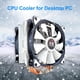 thumbnail image 1 of Ventiladores De Cpu SNOWMAN MT6 12cm CPU Cooler Fan 6 Heat Pipes Disipador térmico de 4 pines (Doble ventilador), 1 of 7