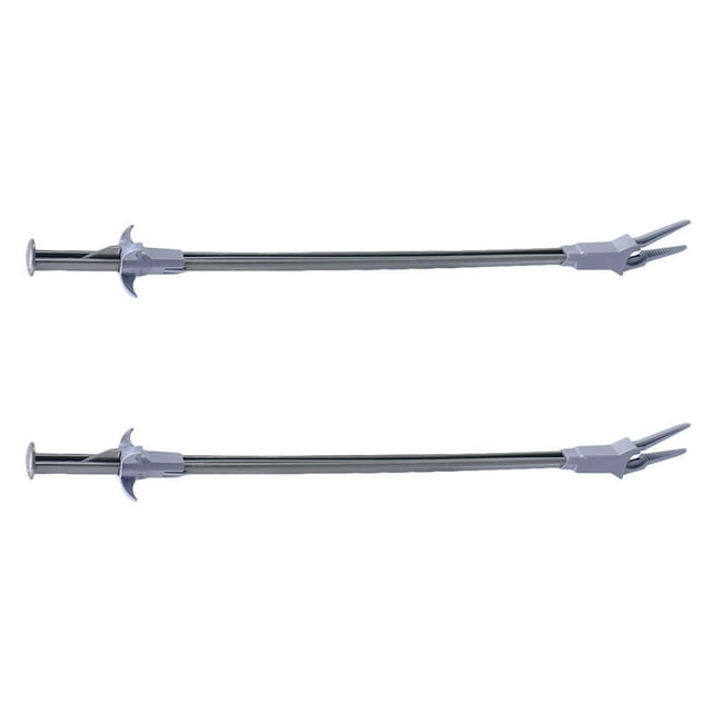 unbranded 2Ud Pinzas Para Acuáticas Plata Con Ergonómico Para Limpieza De Acuarios