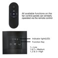 thumbnail image 4 of Simple Deluxe 7 inch Stand Fan  3 Speeds & 3 Modes  15 Hours Timer  70° Oscillating Circulating Fan  with Remote Control  Air Circulation Fan for Room  Indoor White, 4 of 6