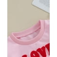 thumbnail image 6 of Baby Hoodie, Long Sleeve Crew Neck Sweatshirt Letters Pattern Fall Clothes for Girls Boys, 6 of 10