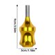 thumbnail image 4 of Aleación ergonómica aguja tubo de agarre antideslizante Mango Profesional Artistas Maquillaje Maquillaje Pieza Reemplazo Suministro Accesorios Oro Vogacara CE001305-04, 4 of 7
