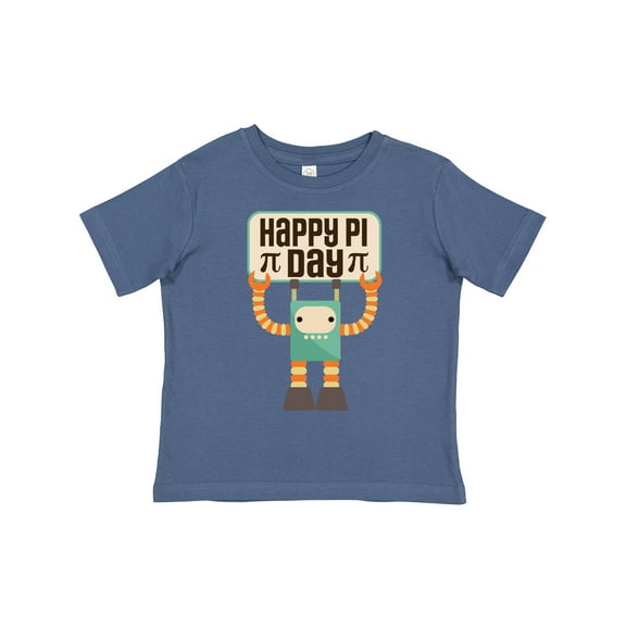 Inktastic Happy Pi Day Robot Math Class Boys or Girls Toddler T-Shirt