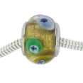 thumbnail image 4 of GlassOfVenice Murano Glass Sterling Silver Millefiori Mosaic Gold Charm Bead, 4 of 6