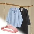 thumbnail image 3 of Ohmyroo 10PCS Flocked Hangers Non-Slip Damage-Free Clothing Racks for Wardrobe, 3 of 5