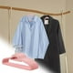 thumbnail image 3 of Perchas antideslizantes de terciopelo para niños - Paquete de 10 perchas de plástico ABS que ahorran espacio y ahorran espacio y ganchos giratorios de 360° para ropa delicada, 3 of 5
