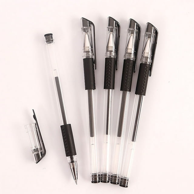 Fine Point Pens Office Gel Pen 0.5mm Gel Pen Gel Pen 0.5mm Tip Slim Contour Ink Pens Interchangeable Refill Fine Point Pens Office Gel Pen For Student Office School