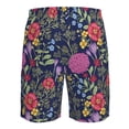 thumbnail image 6 of Naloa Floral Men's Beach Shorts, Surfing shorts, Swim trunks, Quick Dry Swim Trunks for Surfing Beach Fun - Small, 6 of 9