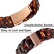 thumbnail image 2 of Watchband Compatible for 42mm 44mm 45mm Apple Watch Women, Fashion Resin Watchband Metal Stainless Steel Buckle Strap Female Bracelet for iWatch Apple, 2 of 3