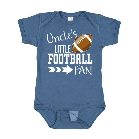 Inktastic Uncle's Little Football Fan Boys or Girls Baby Bodysuit