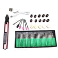 thumbnail image 2 of Kit de taladro eléctrico perfecl para uñas eléctricas recargables USB 3 velocidades 5000-10000-18000 53 piezas oro y rosa, 2 of 8