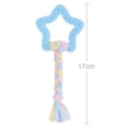 thumbnail image 3 of Dog Toy Star Shape Squeaky Dog Bite Toy Dog Chew Rope for Small & Medium Dogs, 3 of 7