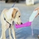 thumbnail image 1 of Botellas de agua portátiles para perros y mascotas, tanque plegable para exteriores, tazón de viaje con diseño para beber, 250ML, 1 of 8