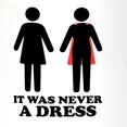 thumbnail image 2 of WolIet It Was Never a Dress, It Was Always a Cape Whiskey & Water Glass - Empowering Feminist Mug - Great Valentines Gift For Women, Girls, Mom, Wife, Woman, 2 of 5