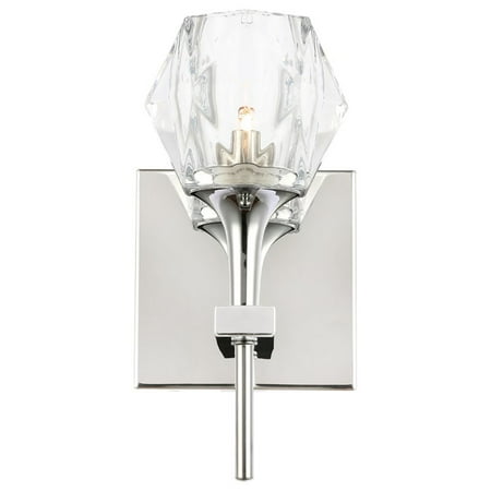 

Woodbridge Lighting Regent Park 1Lt Glass LED Bath/Wall Light in Chrome/Crystal