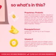 thumbnail image 5 of Gomitas probióticas para equilibrar el pH femenino Quitmood Women's Probiotics - Piña hawaiana - paquete individual con vitamina C, 5 of 5