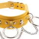 thumbnail image 5 of Minnieouse Gargantilla de cuero negro Harajuku para mujer, Collar de cadena Punk gótico para mujer, gargantilla Sexy para chicas, joyería de Ropa, zapatos y accesorios Miscelánea amarillo Minnieouse PS11274-02, 5 of 6