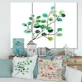 thumbnail image 2 of Designart ' Young Eucalyptus Branches and Leaves IV ' Traditional Canvas Wall Art Print, 2 of 3