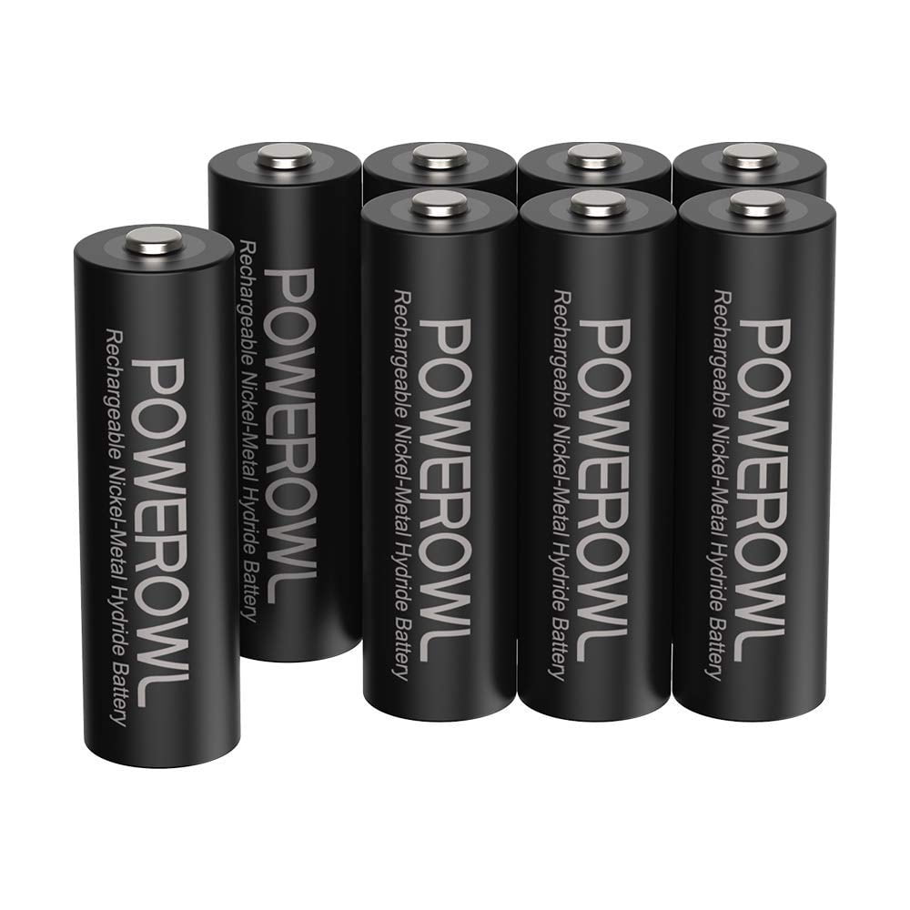 (8 Pack) Rechargeable Batteries; 2800 mAh NiMH; Double a - Walmart.com