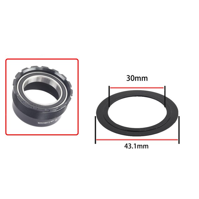 MYG Bike Bottom Bracket Adapter Bicycle Side Cover Patcher for DUB for BSA BB