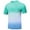 Green gradient blue, variant on Men's Quick Dry T-Shirt Fishing Beach Shirt Swim Shirt Swimwear