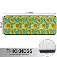 thumbnail image 5 of Kitchen Rugs Sets Of 2,Blue Yellow Sunflower Pattern Anti Fatigue Kitchen Mat Rugs Non Slip Washable,Decorative Kitchen Floor Mats for Kitchen,Sink,Laundry,17"x47"+17"x47", 5 of 5