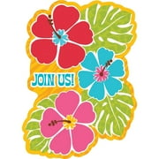 Bright Hibiscus Value Invitation Pack (20 Count) - Party Supplies