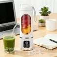 thumbnail image 2 of Digital Display Juicer(32oz), 450ml Portable Digital Display Juicer, Mini Electric Juice Cup,  USB Rechargeable, 12-Blade Mixer, Easy Clean, Travel, 2 of 5